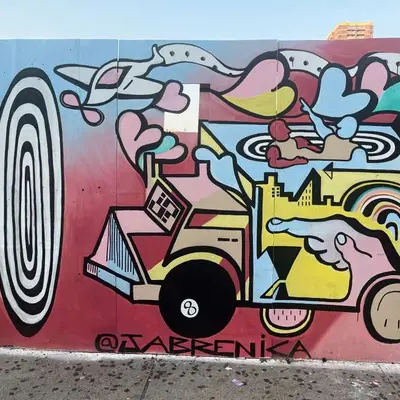 Abstract Vehicle with Spiral