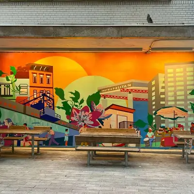 NYC Metropolitan Hospital Mural