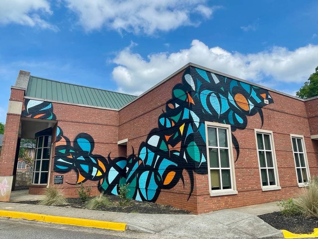 "Genius everywhere is one" by El Seed in Atlanta