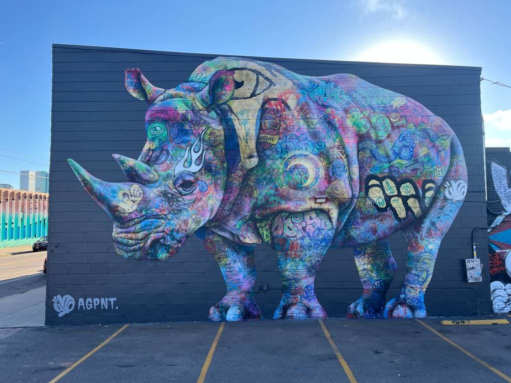 "Rhino Rino" by Agpnt in Five Points, Denver