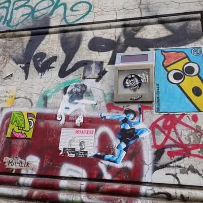 Mixed Media Street Collage