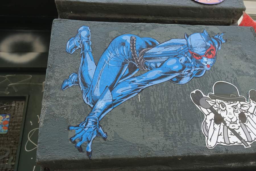 "The Cat Aviator" by Neftnik in Karolinenviertel, Hamburg