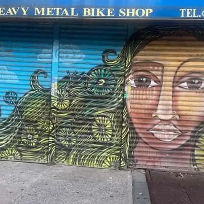 Portrait with Flowing Hair