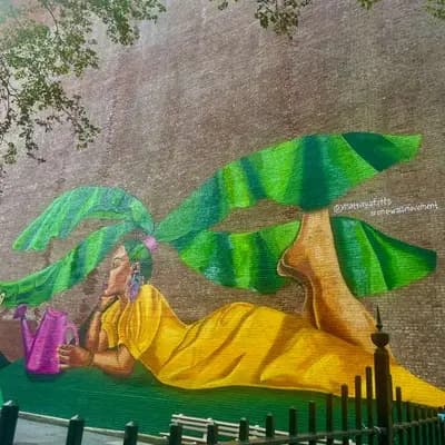 Woman Under Banana Tree