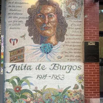 Julia de Burgos Memorial Mural