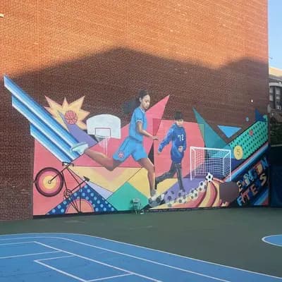 Athletic Dreams Sports Mural