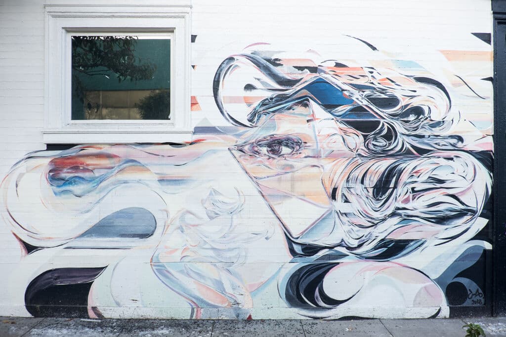 "Blurry face" by Jezatiq in South Of Market, San Francisco