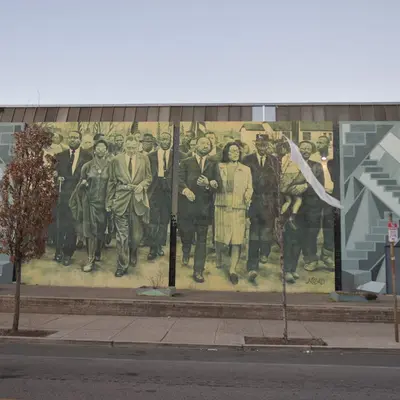 Civil Rights March Mural