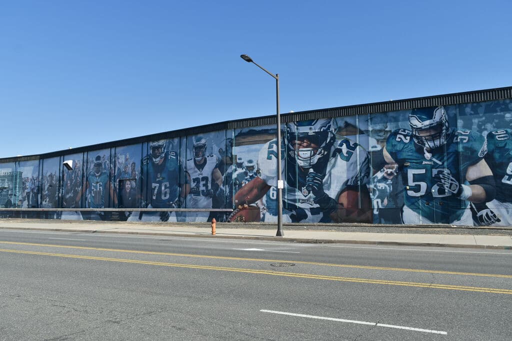 "Our City, Our Team" by Jonathan Laidacker in South Philadelphia, Philadelphia