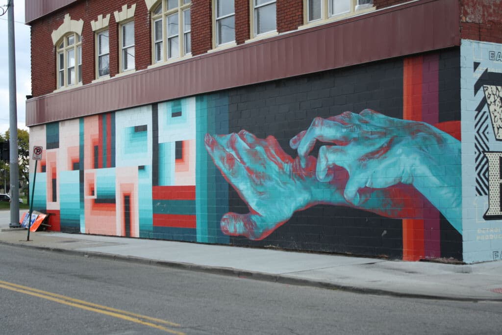 Reaching Hands Mural