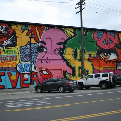 Pop Art Collage Mural