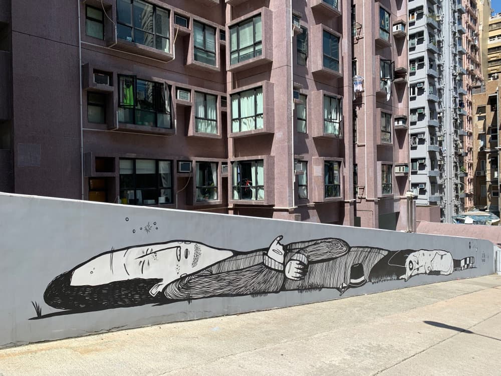 "Reclining Figure with Cup" by Alex Senna in Tai Ping Shan, Unknown