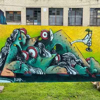 Zombie Pile with Cocktail