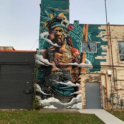 Native Warrior Portrait