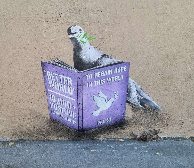 "The better world book" by Falco in Paris 13e Arrondissement, Paris