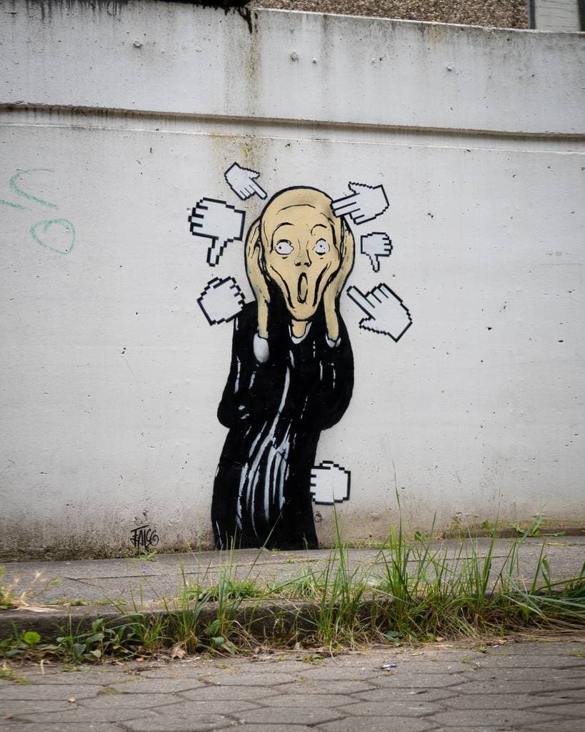 "The streamer" by Falco in Billstedt, Hamburg