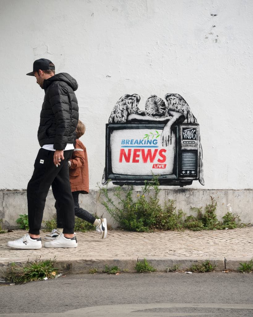 "Heartbreaking News" by Falco in So Vicente De Fora, Lisbon