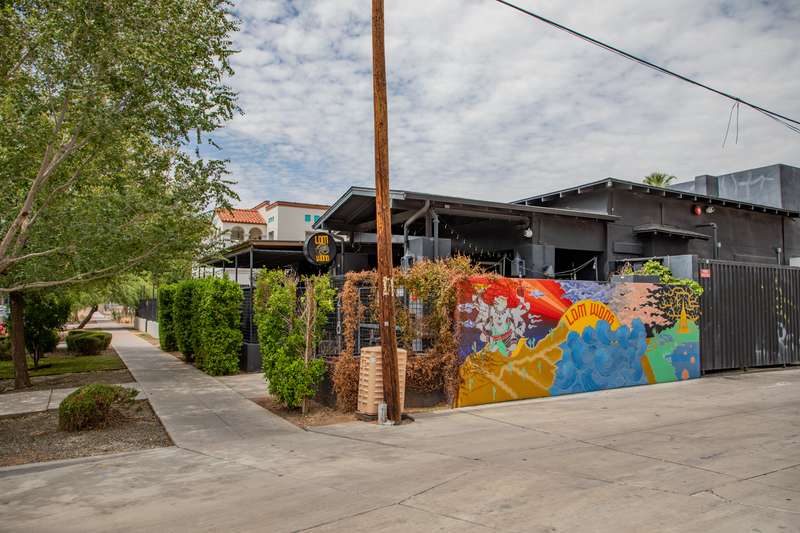 "Lom Wong Mural" in Central City, Phoenix