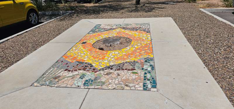 "Mosaic Sun Ground Installation" in Phoenix