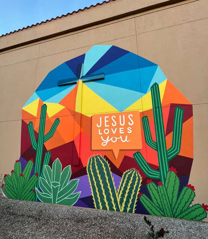 "Jesus Loves You" by Krista Hill in Paradise Valley, Phoenix
