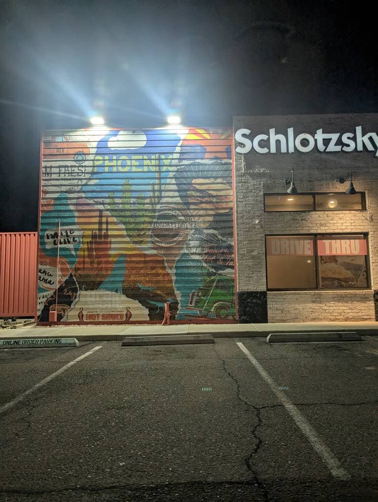 "Phoenix Layered Portrait Mural" in Phoenix