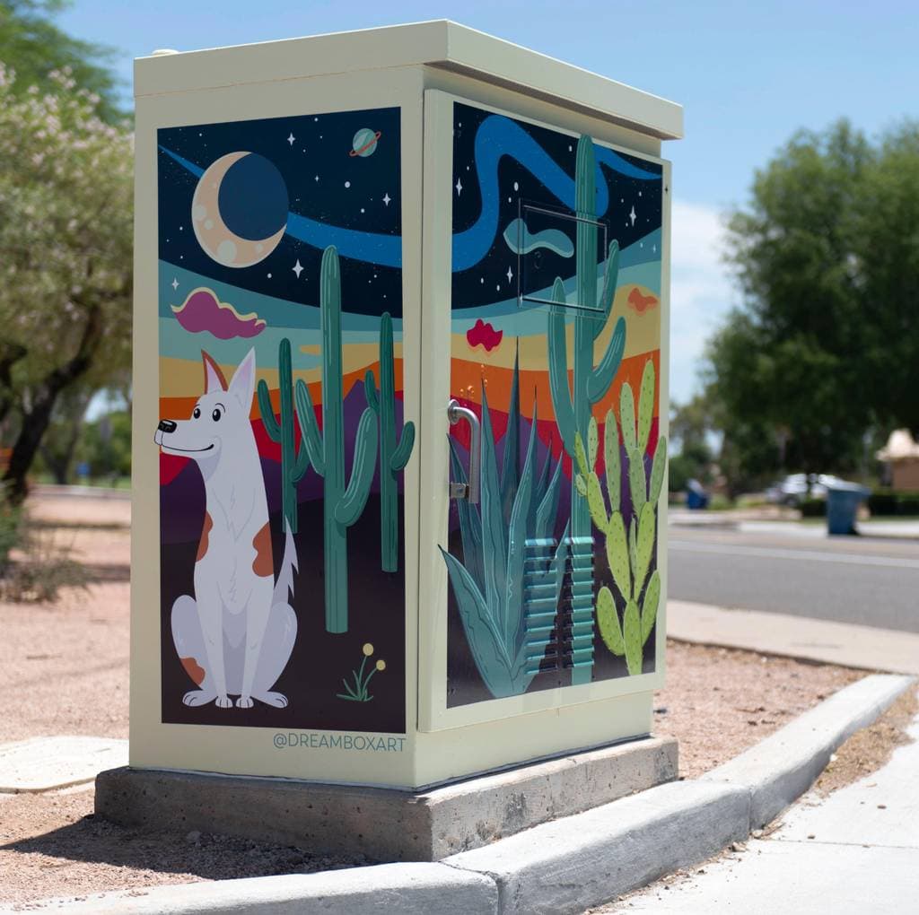 "Traffic Control Box" by Krista Hill in Phoenix