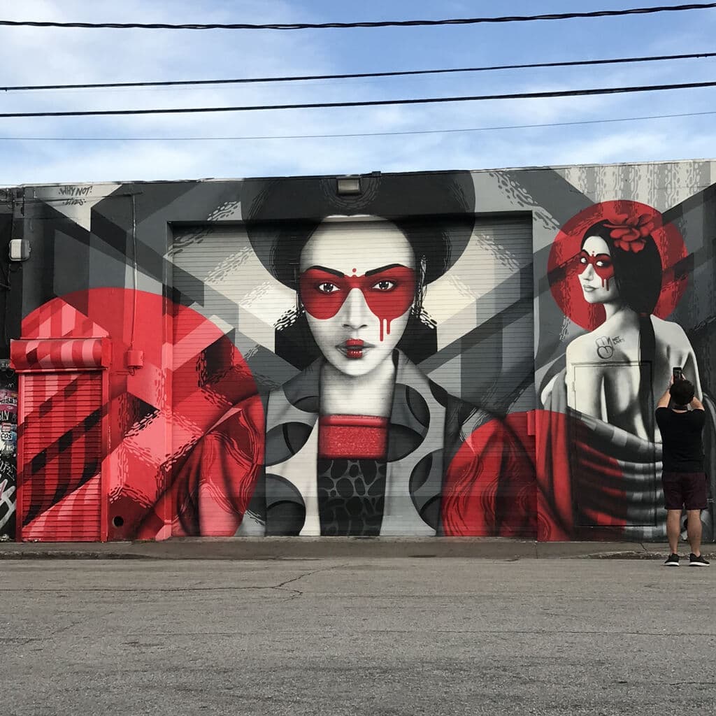 Red and Monochrome Fashion Portraits