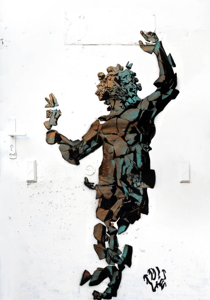 "Dancing Faun of Panke" by D!VE in Gesundbrunnen, Berlin