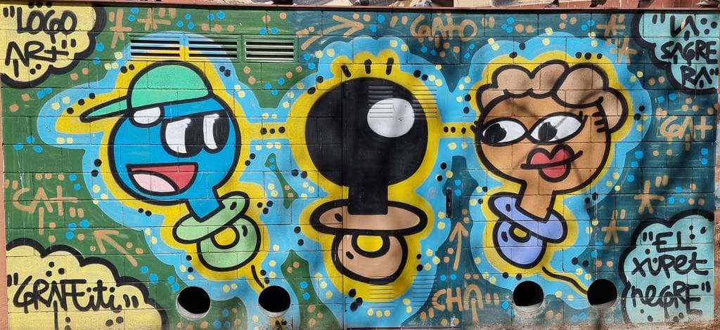 Three Cheerful Cartoon Characters