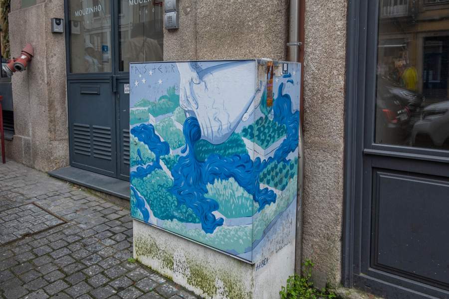 "Surreal Landscape with Floating Elements" by Ines Arisca in So Domingos, Porto