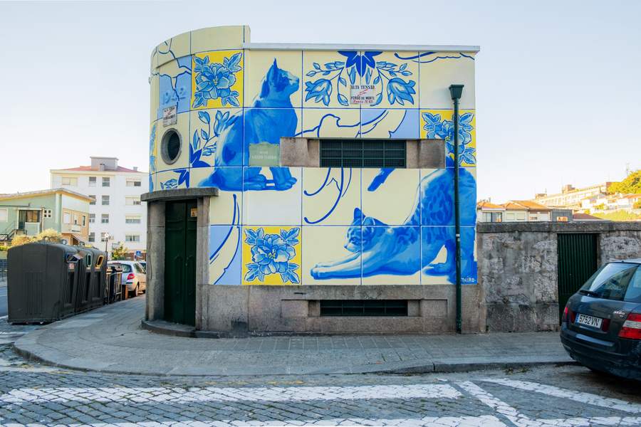 "Azulejo" by Third Rua in Monte Dos Congregados, Porto