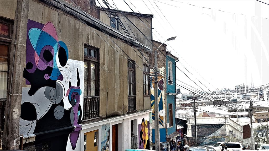 "Abstract Bellavista" by Various Artists in Cerro Bellavista, Valparaiso