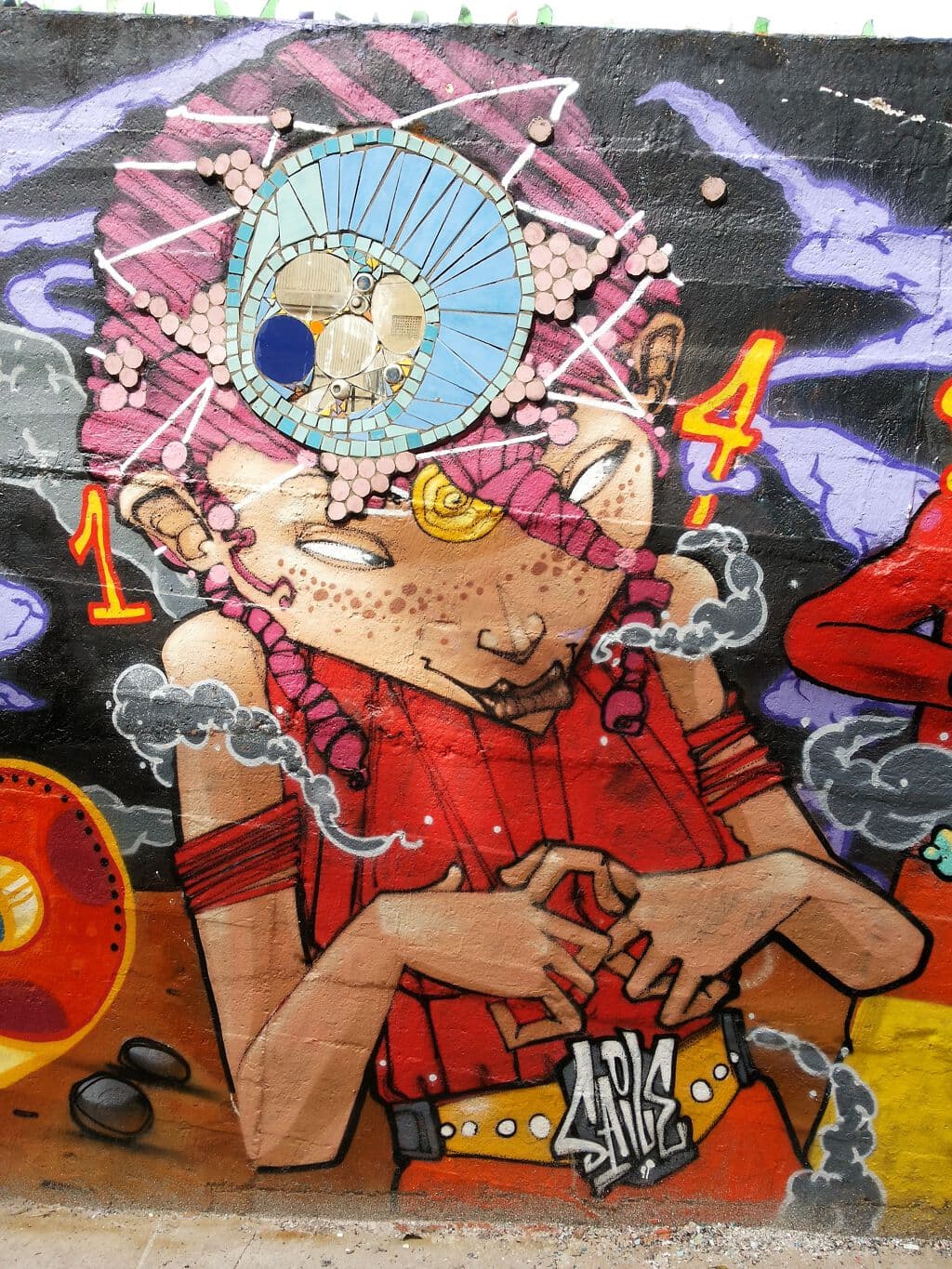 Cosmic Dancer with Mechanical Eye