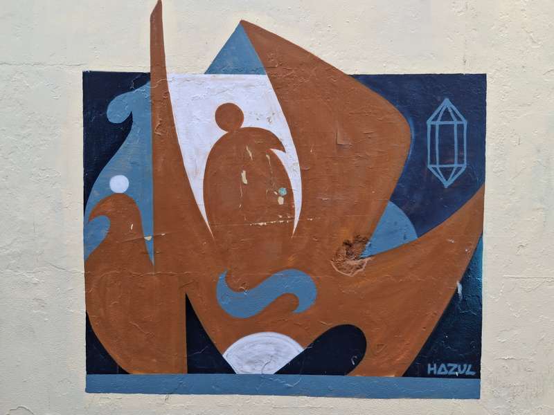 "Octopus Embracing Human Figure" by Hazul in Baixa Do Porto, Porto