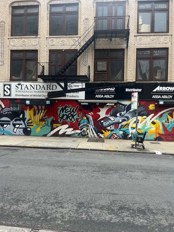 New York Urban Street Mural