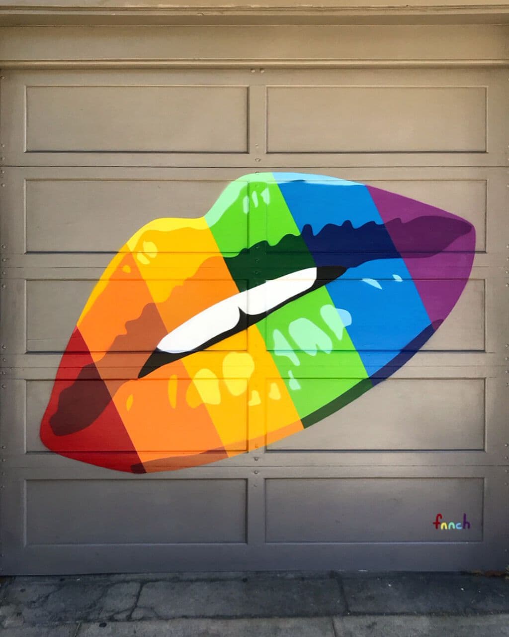 "SF Pride Lips" by Fnnch in Mission, San Francisco