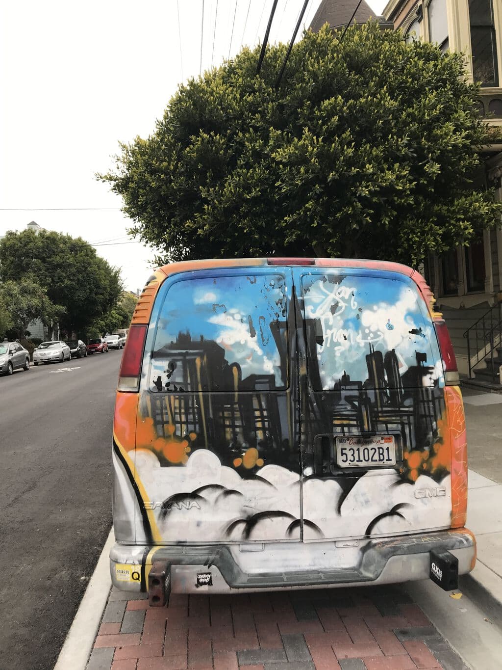 "SF Skyline Van" in Lower Haight, San Francisco
