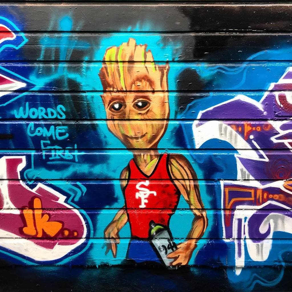 "i am groot" in Mission, San Francisco