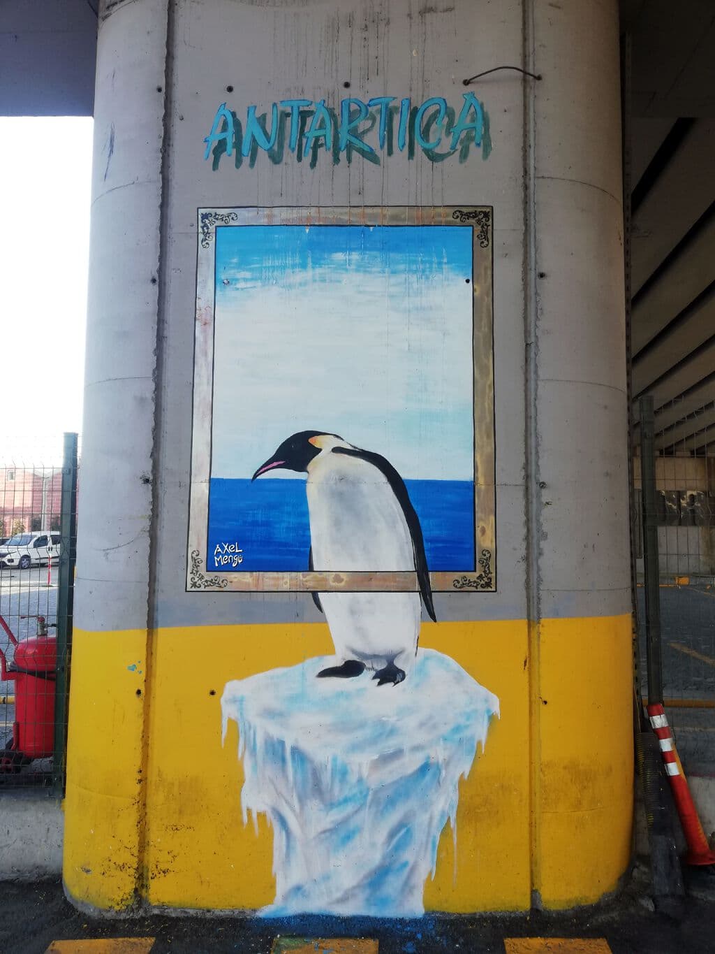 "Penguen of Antartica" by Axel Mengü in Marmara Mahallesi, Istanbul