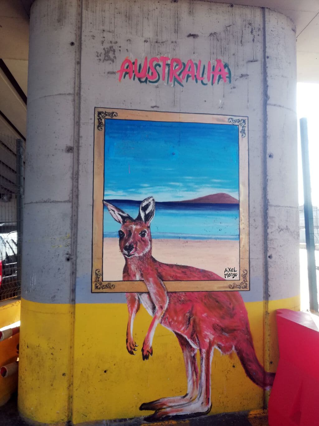 "Kangaroo of Australia" by Axel Mengü in Marmara Mahallesi, Istanbul
