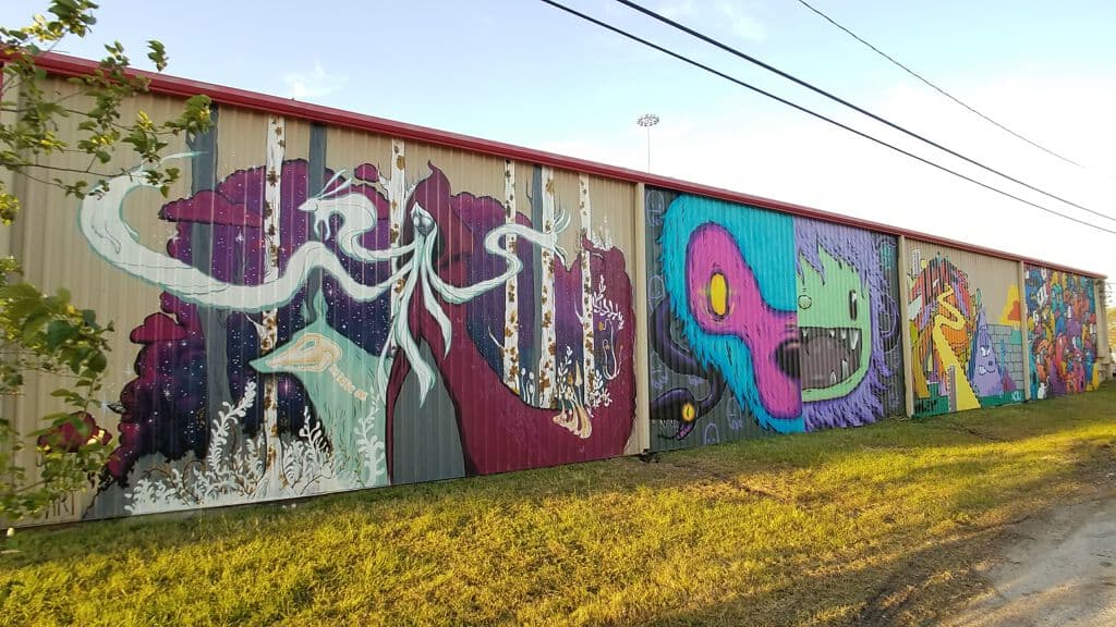"Jerry's Artarama" by Various Artists in Washington Avenue Coalition Memorial Park, Houston