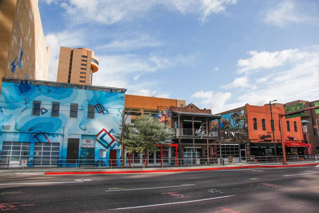 "The Monarch Theater" by Andy Brown in Central City, Phoenix