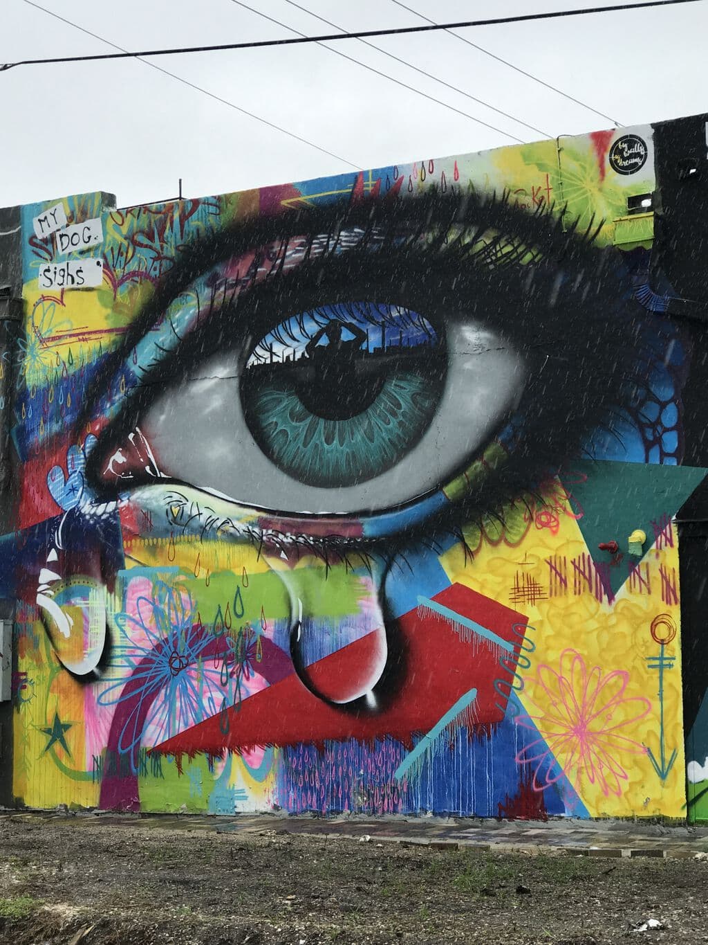 Untitled street art by My Dog Sighs in Wynwood, Miami