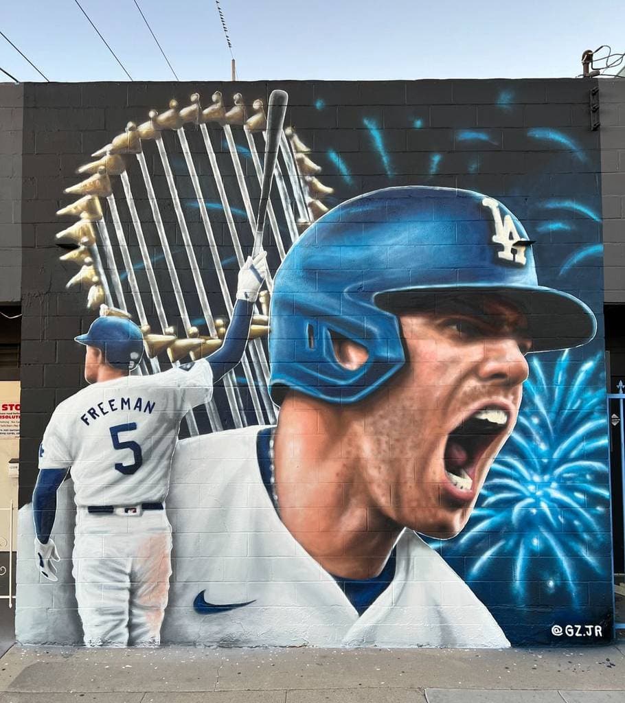"Freddie Freeman" by Gustavo Zermeño Jr in Los Angeles