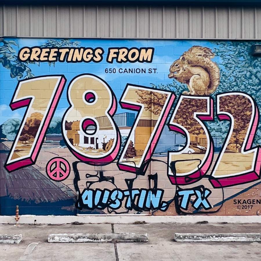 "Greetings from 78752" by Rory Skagen in Highland, Austin