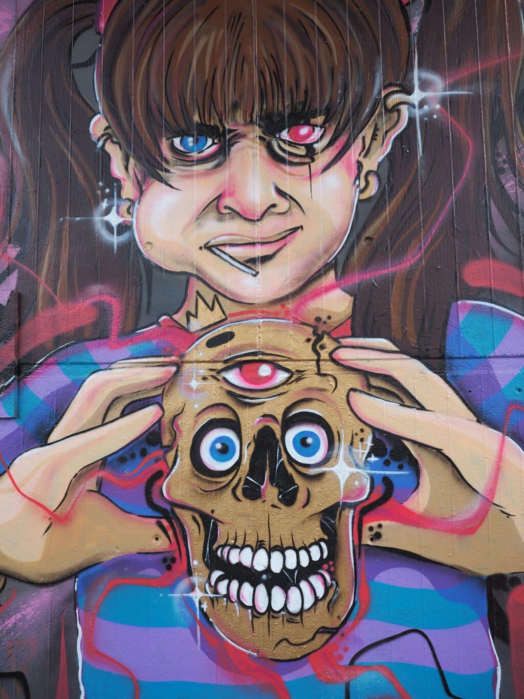 Untitled street art by PEKS in Katastralgemeinde Nudorf, Vienna