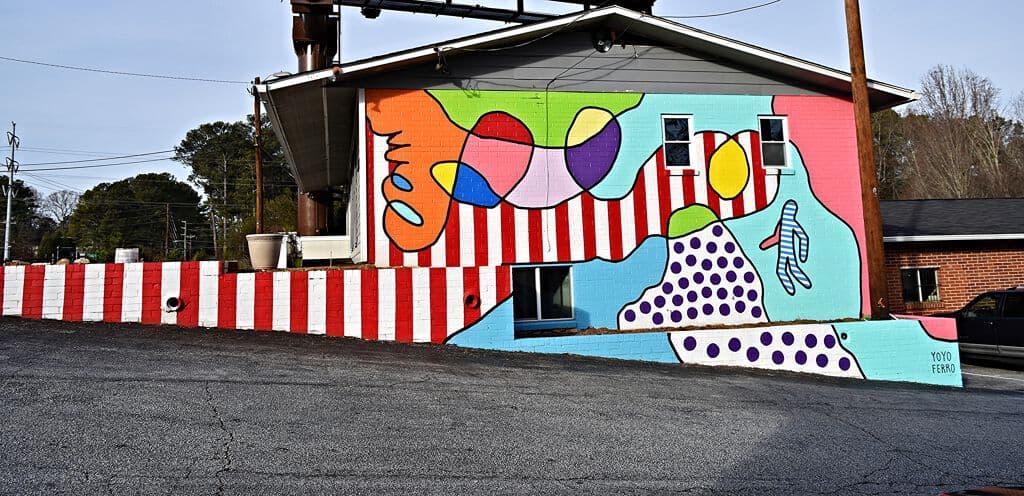 Untitled street art by Yoyo Ferro in Atlanta