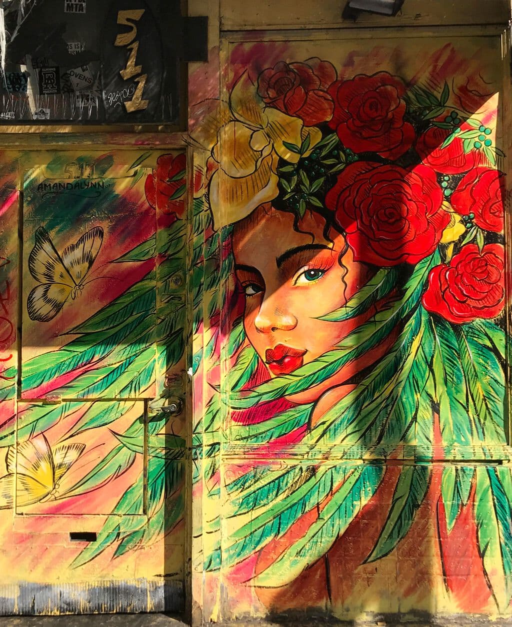 "Tropical Girl" by Amanda Lynn in Mission, San Francisco