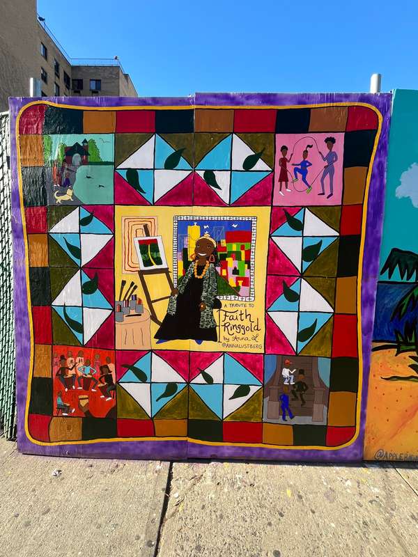 Faith Ringgold Quilt Mural