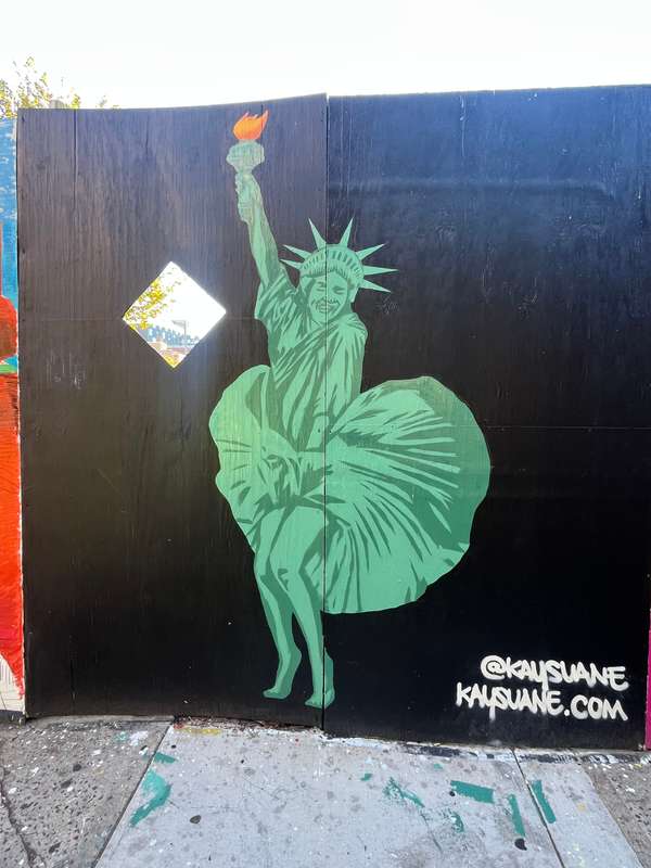 Liberty in Marilyn's Pose